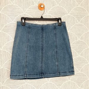Free People Denim Skirt